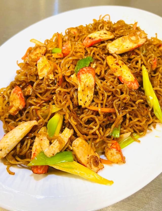 CRAB HANGOVER NOODLE.