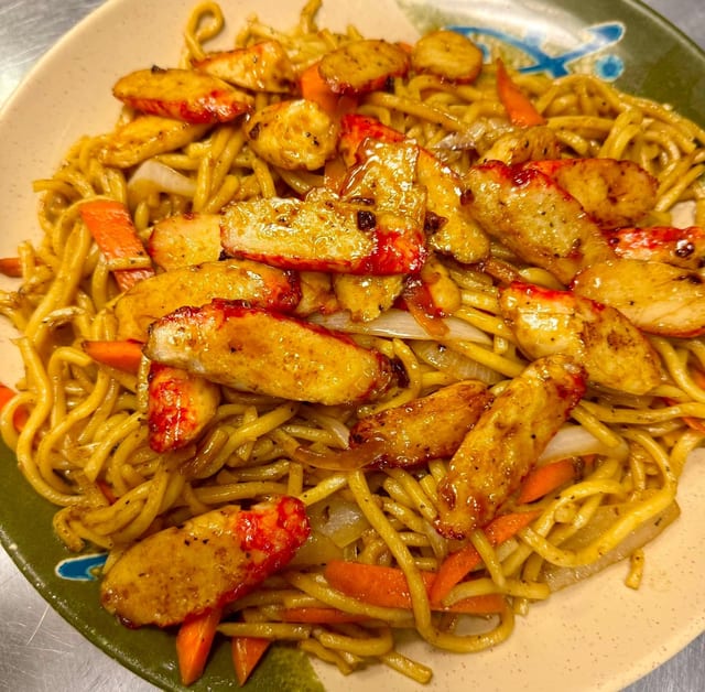 CRAB MEAT LO MEIN.