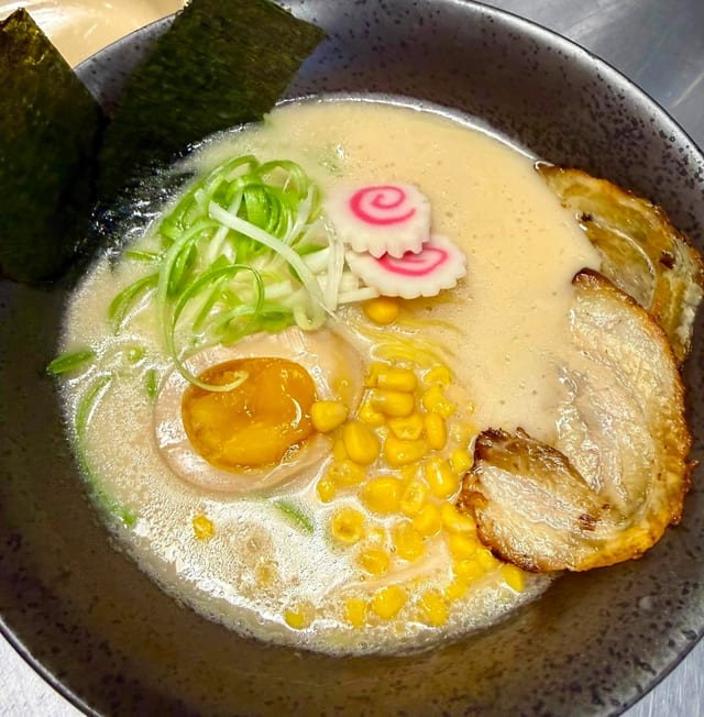 CREAMY TONKATSU RAMEN.