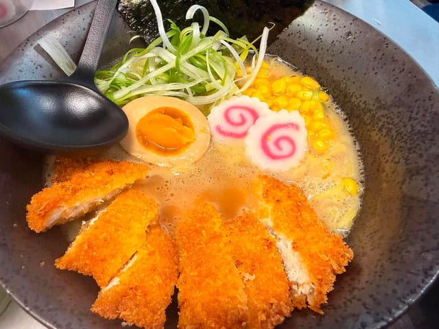 CHICKEN KATSU RAMEN.