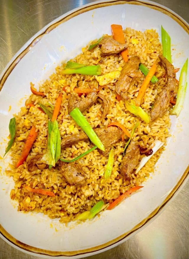 STEAK FRIED RICE.