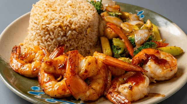 Hibachi Shrimp.