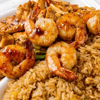 Hibachi Chicken & Shrimp