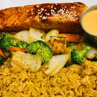 Hibachi Salmon