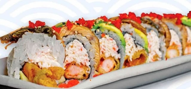 Drunken Dragon Roll.