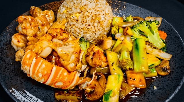 Hibachi Lobster.