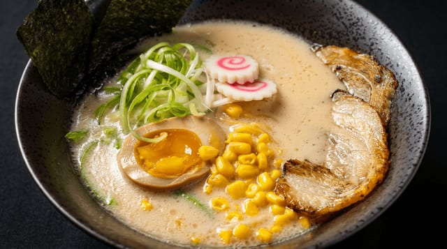 Creamy Tonkotsu Ramen.